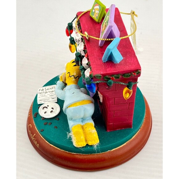 SIMPSONS Bradford Christmas Tree Ornament Illuminated “MMM... Cookies” w/Tags - Picture 4 of 7